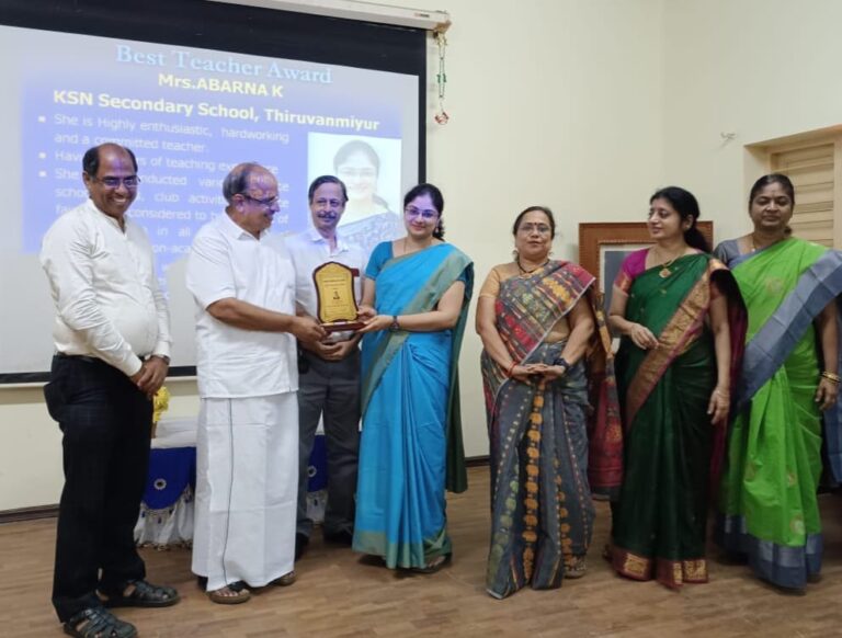 Abarna K- Chennai Sahodaya Schools Best Teacher Award 2022 (1)