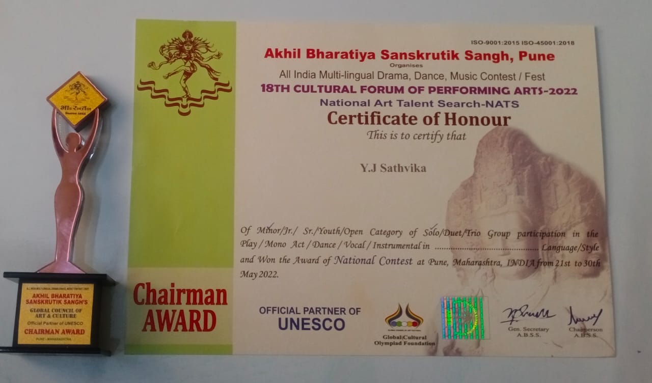 Shathvika - Chairman's award for Cultural Folk Dance (2)